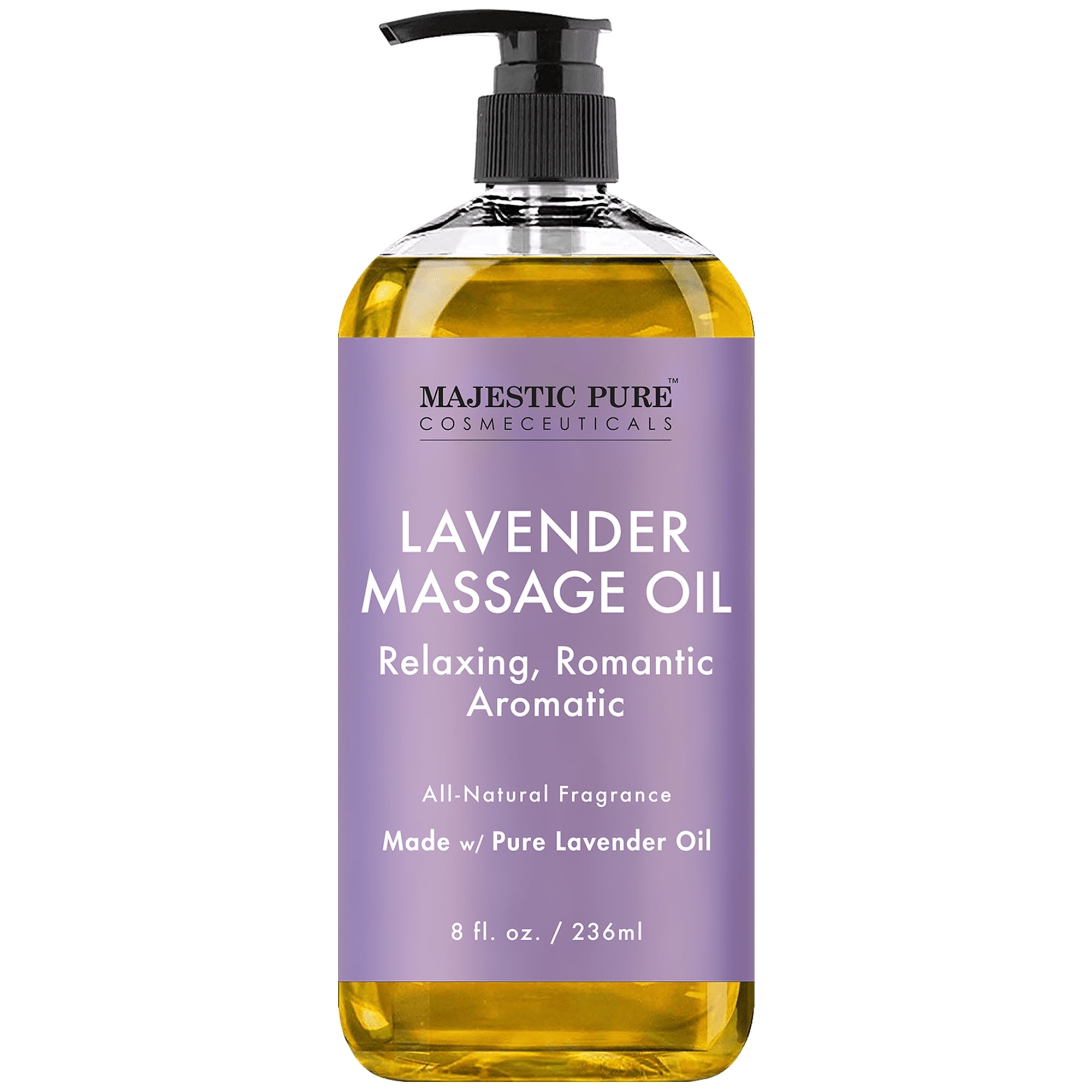 Walmart Coupons of Majestic Pure Lavender Massage Oil for Men and Women - Great for Calming, Soothing and to Relax - Blend of Natural Oils for Premium Massaging and Aromatherapy - 8 fl oz.