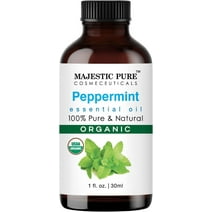 Majestic Pure Peppermint USDA Organic Oil, 1 fl oz
