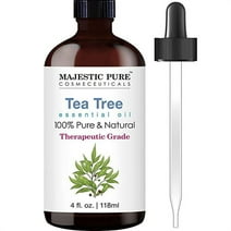 Majestic Pure Tea Tree Essential Oil, Premium Grade, Pure and Natural Oil, 4 fl oz