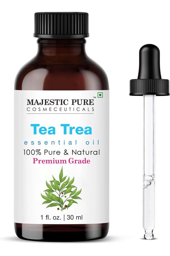 Tea Tree Essential Oil - Pure, Natural and Premium Grade - Tea Tree Oil for Skin, Face, Hair, Nails, Acne, Scalp, Massage, Aromatherapy, Diffuser, Topical & Household Uses - 1 fl oz