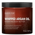 thumbnail image 1 of Majestic Pure Whipped Argan Oil Body Butter for Women & Men - with Ceramides, Vitamin E & A & Vegan Collagen- 8oz, 1 of 10