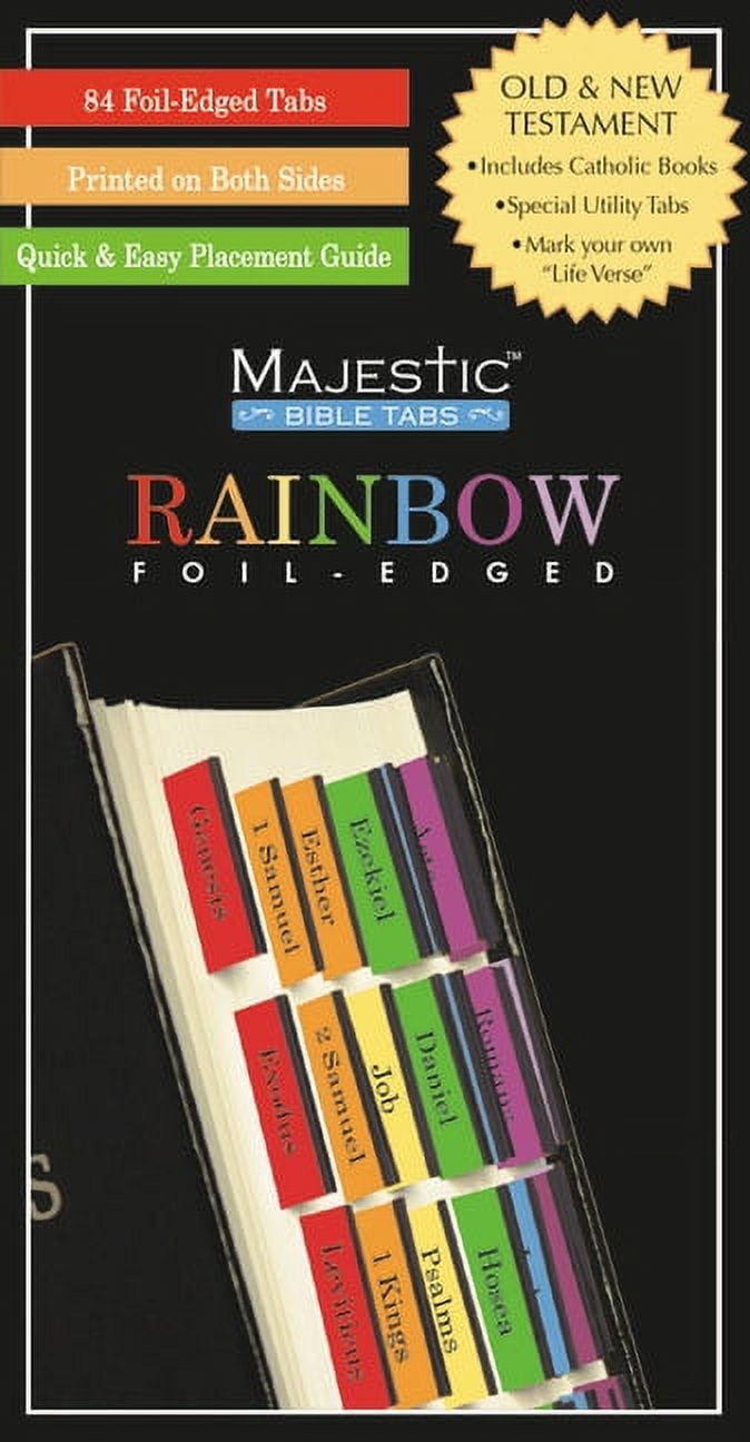 ELLIE CLAIRE Majestic Rainbow Bible Tabs (Other)