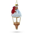 thumbnail image 1 of Red Cardinal Perched on Lantern Glass Christmas Ornament, 1 of 5