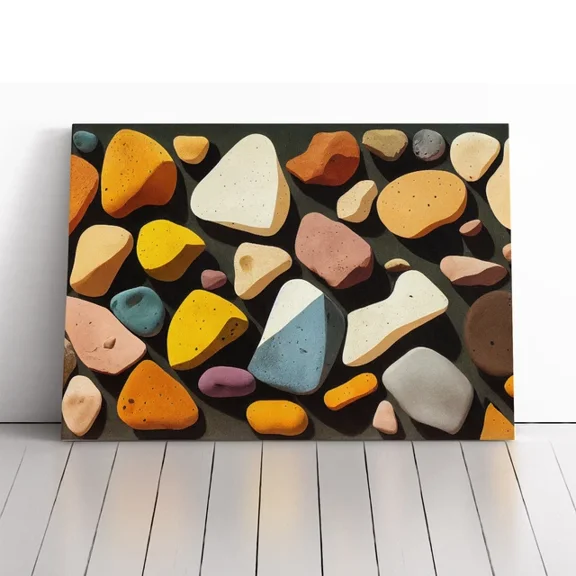 Majestic River Pebbles Wall Art Print Decor Living Room Art Home Decor Vintage Gift Living Room Dercor Wall Art Birthday Gift