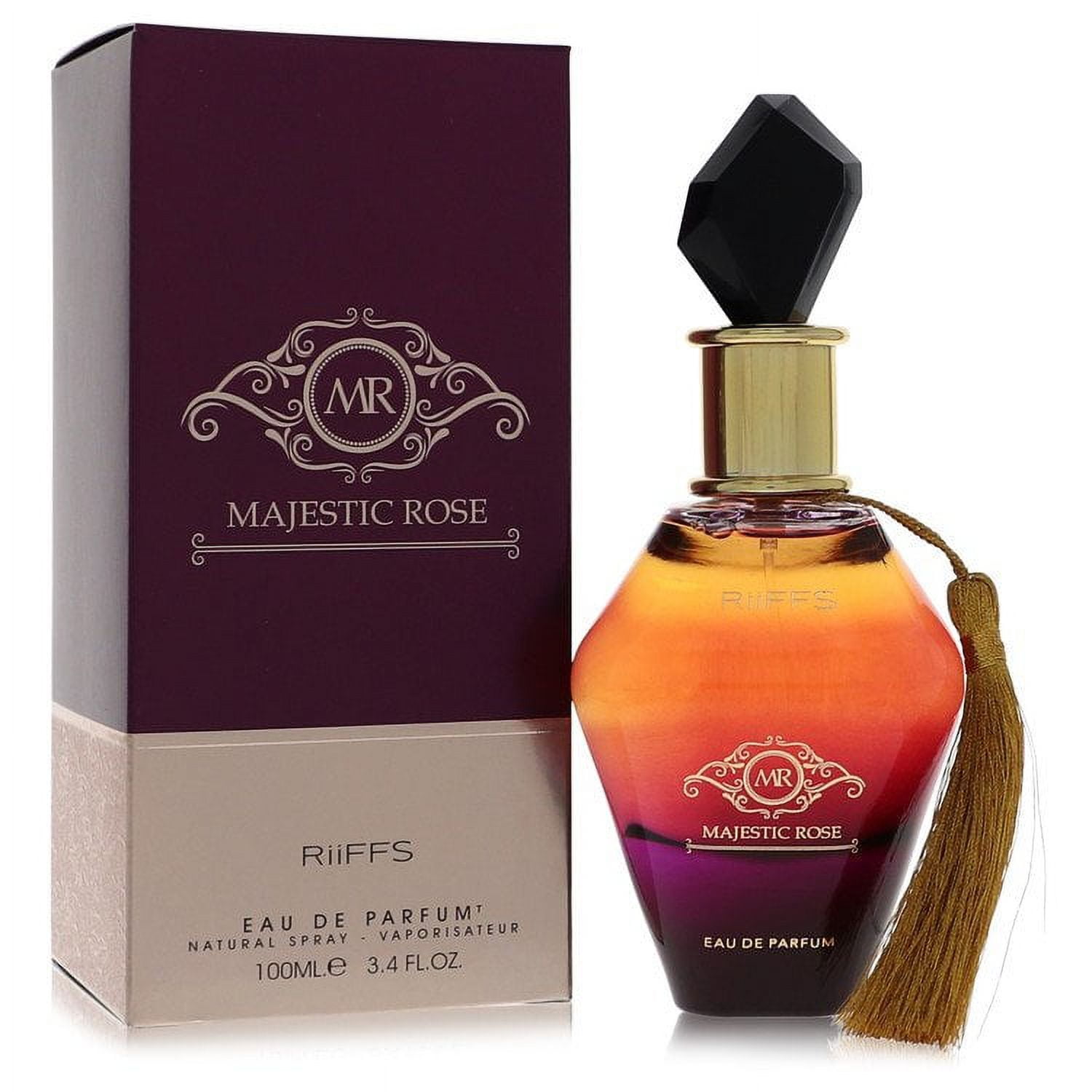 Majestic Rose Eau De Parfum Spray (Unisex) By Riiffs - 3.4 oz Majestic Rose Eau De Parfum Spray (Unisex) By Riiffs - 3.4 oz