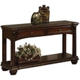 thumbnail image 1 of ACME Anondale Rectangular Wooden Sofa Table with Bottom Shelf in Cherry, 1 of 5