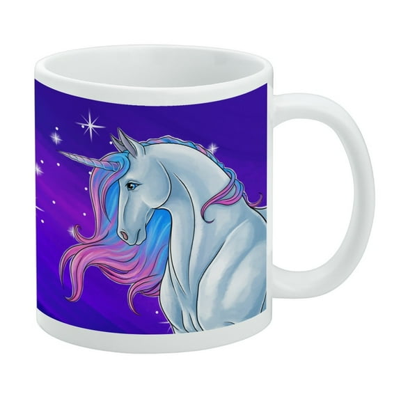 Majestic Unicorn Pink Purple Blue White Mug