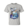 thumbnail image 1 of Majestic Unicorns In Space Unisex Adult Short Sleeve T-shirt-Ice Grey-xl, 1 of 4