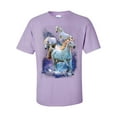 thumbnail image 1 of Majestic Unicorns In Space Unisex Adult Short Sleeve T-shirt-Orchid-small, 1 of 4