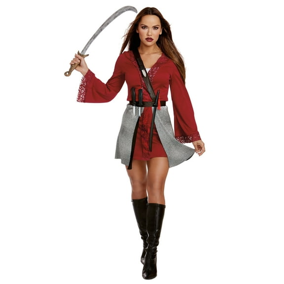 Adults Women's Majestic Warrior Samurai Costume Large 10-14