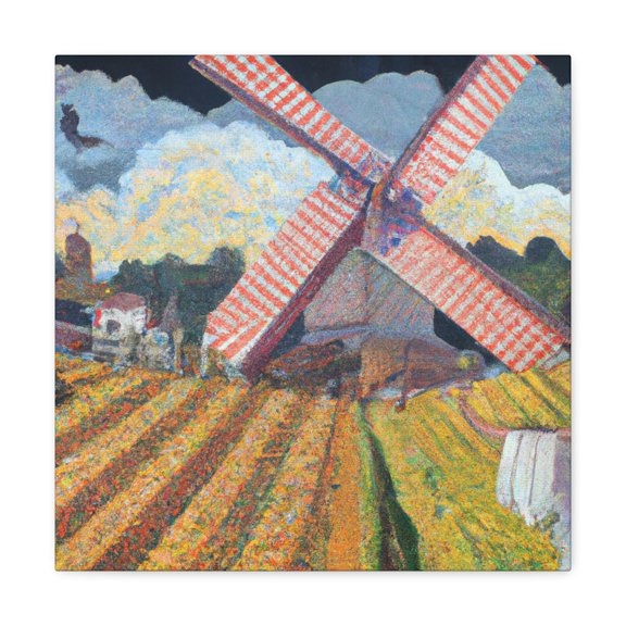 Majestic Windmill Scene - Canvas