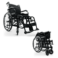 thumbnail image 1 of Majestic X-1 Ultra Lightweight Folding Manual Wheelchair for Adults, 1 of 6