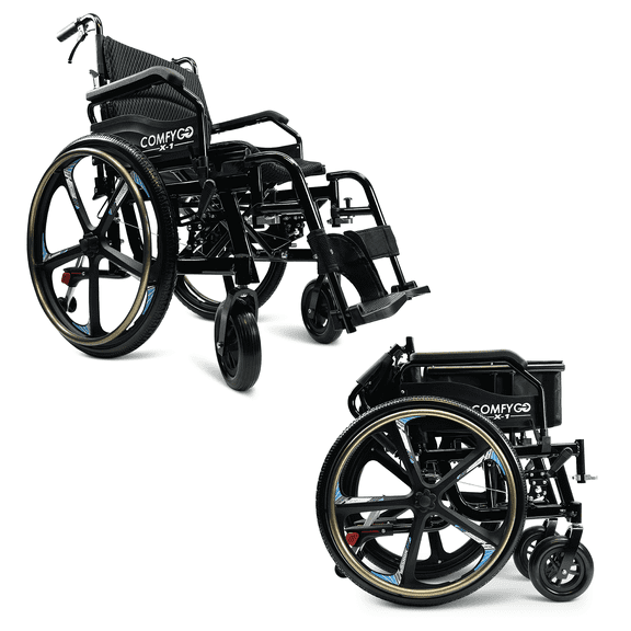 Majestic X-1 Ultra Lightweight Folding Manual Wheelchair for Adults