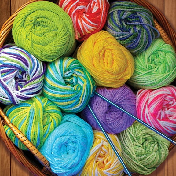Majestic by Springbok Colorful Yarn 500 Piece Jigsaw Puzzle