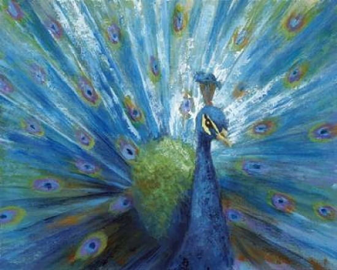 Majestic in Blue Canvas Art - Nan (24 x 30)