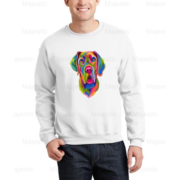 Majestic64 Pop Art Great Dane Cute Paw, Pet Gift, Men, Women, Dog Fun, Sweatshirt, for Unisex, up to size 5XL.