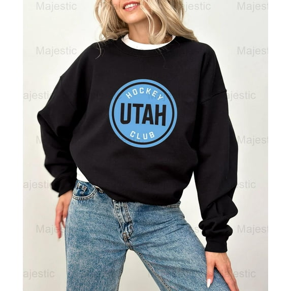 Majestic65 Utah Hockey Club Fan Sweatshirt Sports, Team, Apparel, Fan Gear, Hockey, for Unisex, up to size 5XL.