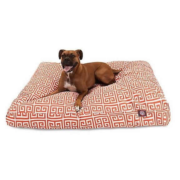 MajesticPet  42 x 50 in. Tower Rectangle Pet Bed - Orange