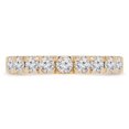 thumbnail image 1 of Majesty Diamonds MD190352-3 0.8 CTW Round Diamond Semi-Eternity Wedding Band Ring in 14K Yellow Gold - Size 3, 1 of 1