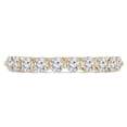 thumbnail image 1 of Majesty Diamonds MD210128-7 0.66 CTW Round Diamond Semi-Eternity Wedding Band Ring in 14K Yellow Gold - Size 7, 1 of 1