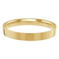 thumbnail image 1 of Majesty Diamonds MD210197-5 2 mm Flat Classic Mens Wedding Band Ring in 10K Yellow Gold - Size 5, 1 of 1