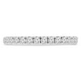 thumbnail image 1 of Majesty Diamonds MD210410-4.5 0.66 CTW Round Diamond 0.75 Way Semi-Eternity Anniversary Wedding Band Ring in 14K White Gold - Size 4.5, 1 of 1