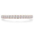 thumbnail image 1 of Majesty Diamonds MD240225-3 0.5 CTW Round Diamond 0.75 Way Semi-Eternity Anniversary Wedding Band Ring in 14K Rose Gold - Size 3, 1 of 1