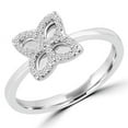 thumbnail image 1 of Majesty Diamonds MDR170084-7 0.2 CTW Round Diamond Cocktail Ring in 14K White Gold - Size 7, 1 of 1