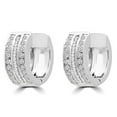 thumbnail image 1 of Majesty Diamonds MDR170132 0.5 CTW Round Diamond Huggie Earrings in 14K, 1 of 1