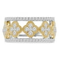 thumbnail image 1 of Majesty Diamonds MDR210140-9 1 CTW Round Diamond Cocktail Ring in 14K Two-Tone Gold - Size 9, 1 of 1