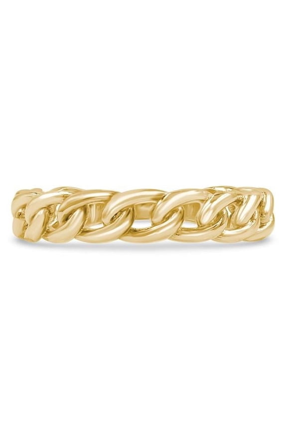 MDR210151-P 0.75 Chain Cocktail Ring in 14K Yellow Gold