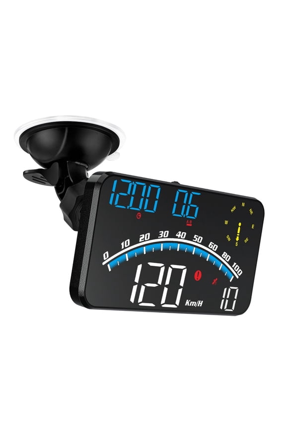 5.5" Digital Speedometer with GPS Car HUD Display and Overspeed Alarm