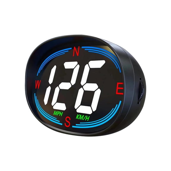 Majesun H2 HUD Car Head Up Display, Digital GPS Smart Speedometer, Overspeeed Alarm, USB Plug and Play
