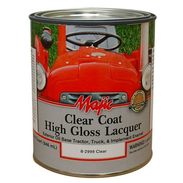 Majic 829992 Clear Coat High Gloss Lacquer, 1 qt.