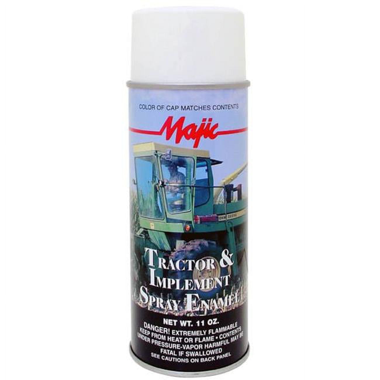 Majic Paint Tractor & Implement Enamel Spray Ford Red 11 oz