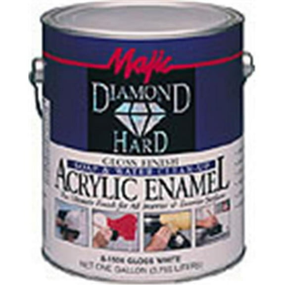 Majic Paints 8-1592-2 Satin Midtone Tint Base No.2 Diamond Hard Acrylic Enamel