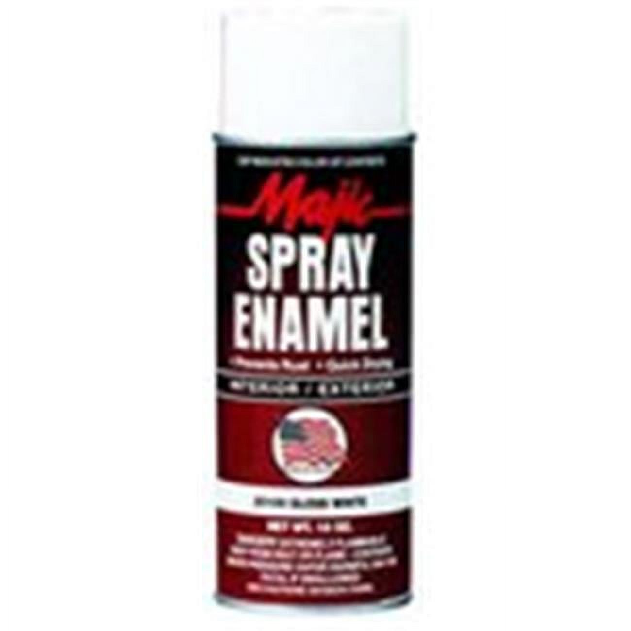 Majic Paints 8201028 10 oz. Matte White Spray Paint White 10 oz