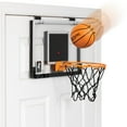 thumbnail image 1 of Majik Slam Dunk Basketball Over the Door Folding Mini Basketball Hoop, 1 of 8