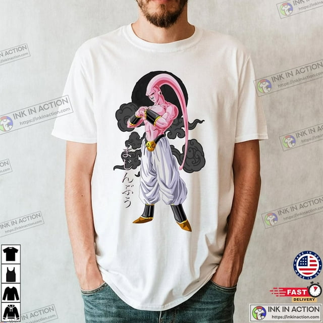 Majin Boo Dragon Ball Anime DBZ Shirt - Walmart.com