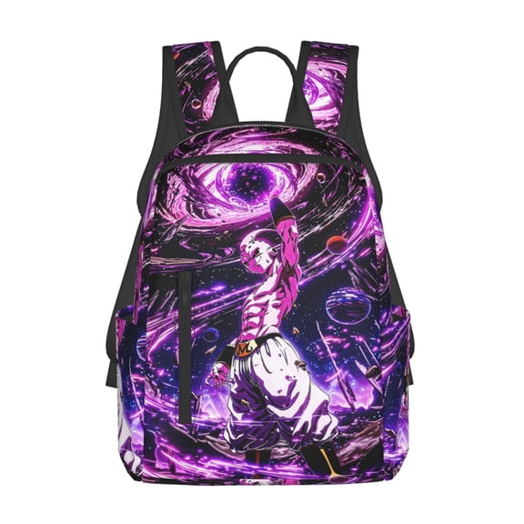 Majin Buu Backpack Cartoon Printed College Laptop Schoolbag Casual Travel Hiking Work Business Daypack Bookbag