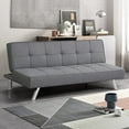 Majnesvon Convertible Folding Futon Sofa Bed,Modern Fabric Sleeper