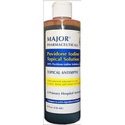 Major 10% Povidone-Iodine Liquid Topical Solution 8 Fl. Oz.