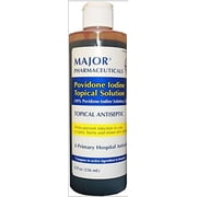Major 10% Povidone-Iodine Liquid Topical Solution 8 Fl. Oz.