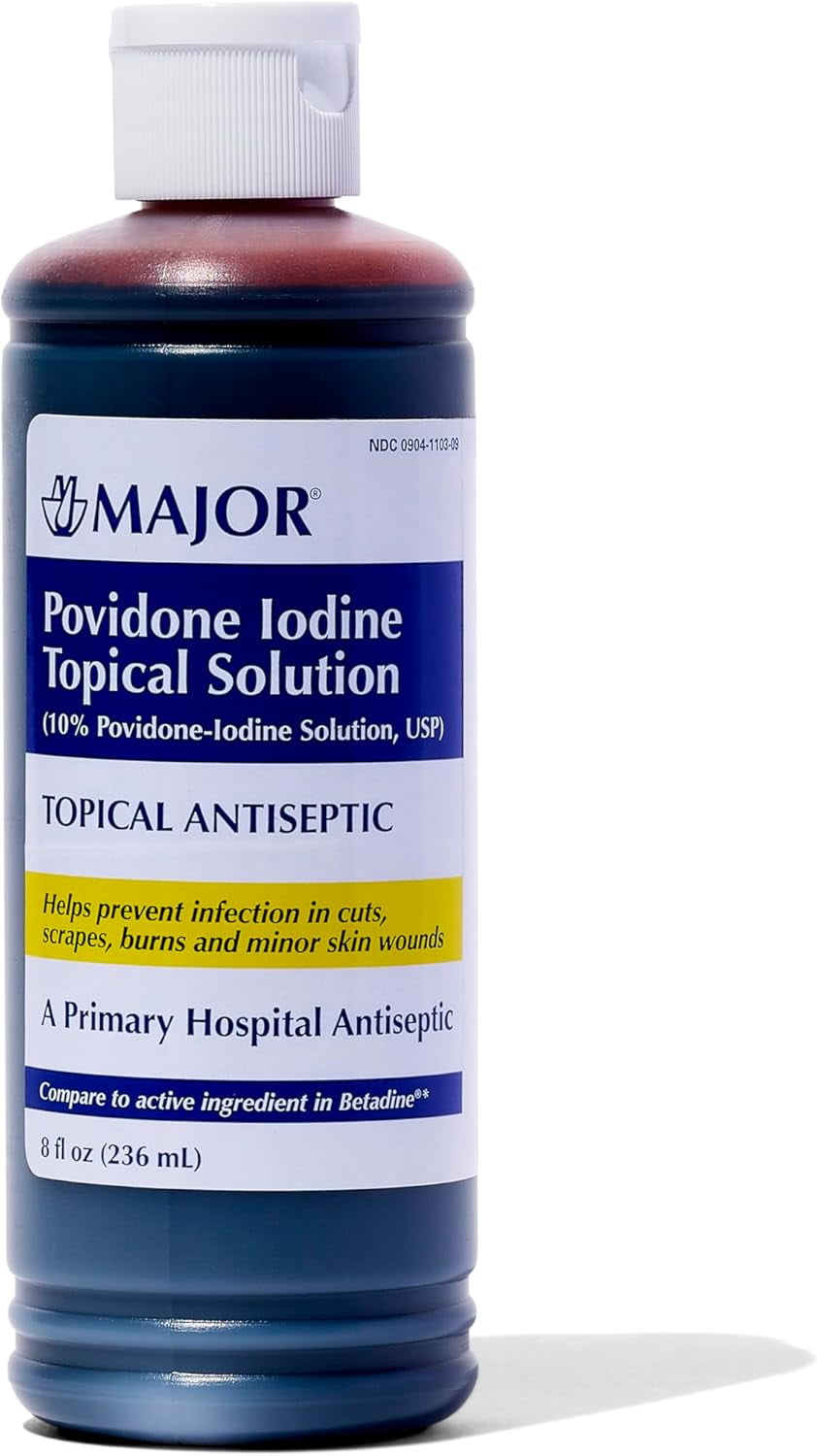 PROVIDONE Major 10% Povidone-Iodine Liquid Topical Solution 8 Fl. Oz.