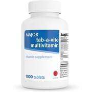 MAJOR Tab-A-Vite Multivitamin Tablets, 1000 Count