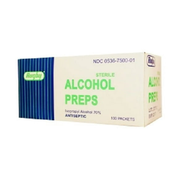 Major Alcohol Prep Pads, 70%, 100ct 305361103019A121