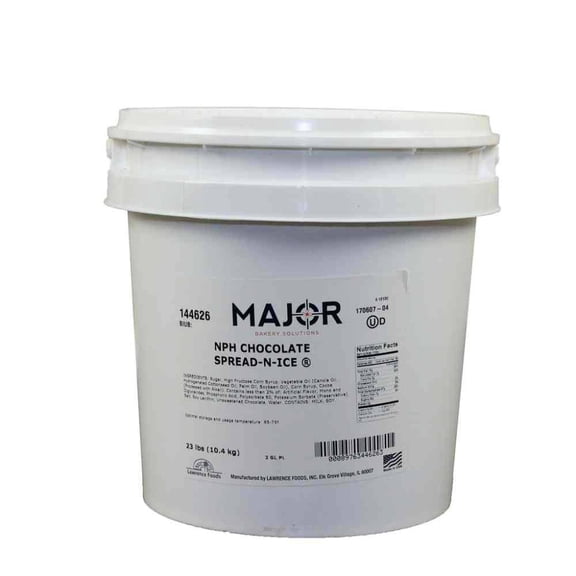 Major Bakery Solutions Nph Chocolate Spread-N-Ice, 23 Pound