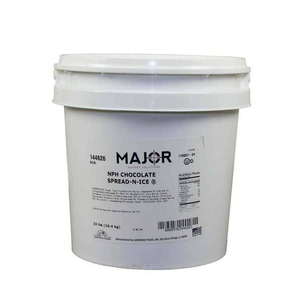Major Bakery Solutions Nph Chocolate Spread-N-Ice, 23 Pound