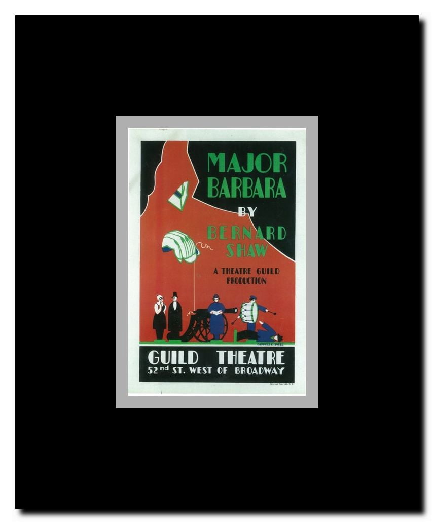 Major Barbara (Broadway) Framed Movie Poster