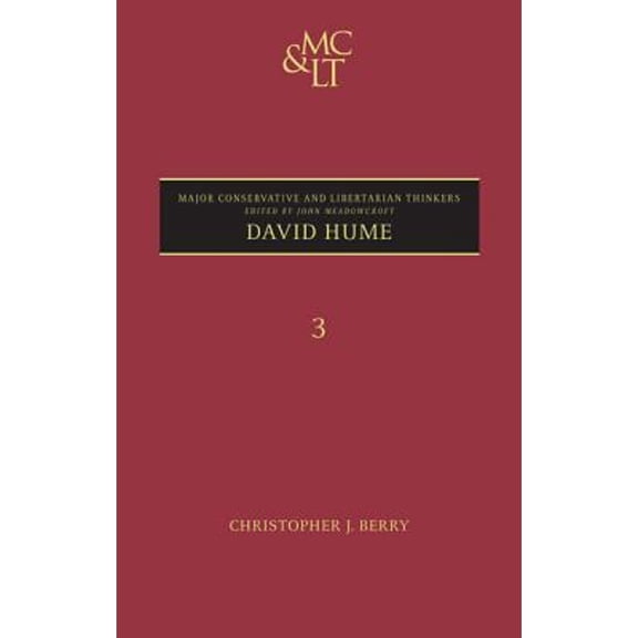 Pre-Owned Major Conservative and Libertarian Thinkers: David Hume (Series #03) (Hardcover)